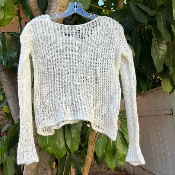 Brandy Melville John Galt Sheer Knit Sweater. - Picture 11 of 12